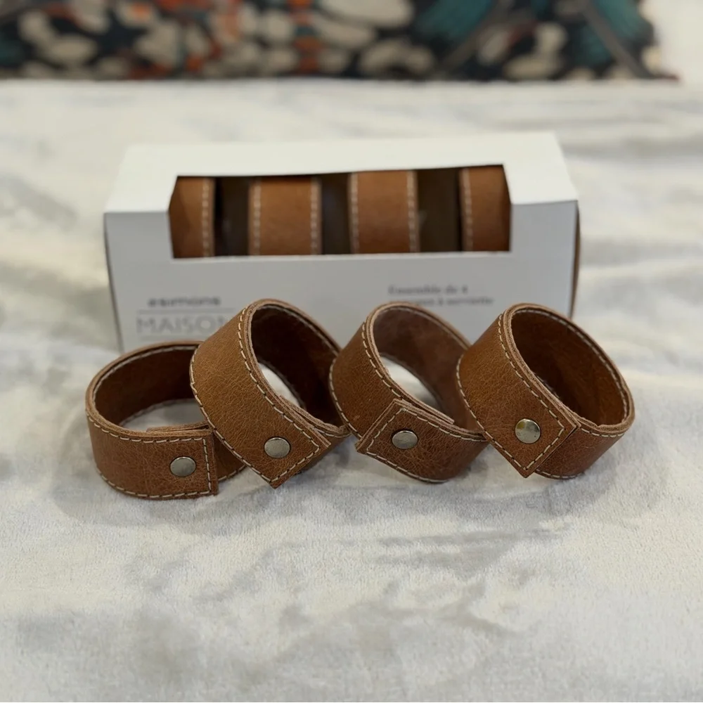NWT Simon’s Napkin Rings (8) - Picture 1 of 3